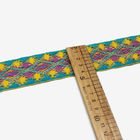 Woven 4.2cm Pillow Crochet Braid Trim For Upholstery
