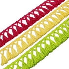 High Tenacity Curtain Carpet 7.5cm Tassel Ribbon Fringe