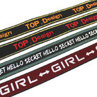 SGS Polyester  Nylon 25mm Decorative Ribbons Printed Webbing Trims