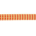 4cm Multi Coloured Dots Polyester Jacquard Ribbon Trim