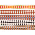 4cm Multi Coloured Dots Polyester Jacquard Ribbon Trim