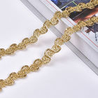 20KJ68 1.5cm Metallic Crochet Gimp Braid Trim