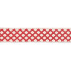 3.5cm Red Color Polyester Webbing Tape For Bags