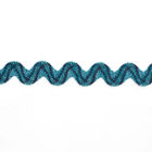Blue 100% Nylon Braided Ribbon Lace Rick Rack Trim
